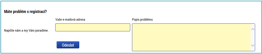 Registrace do referenčního prostředí V případě registrace do referenčního prostředí určeného pro testování postupujte stejným způsobem, pouze pro vstup do registračního formuláře použijte tento