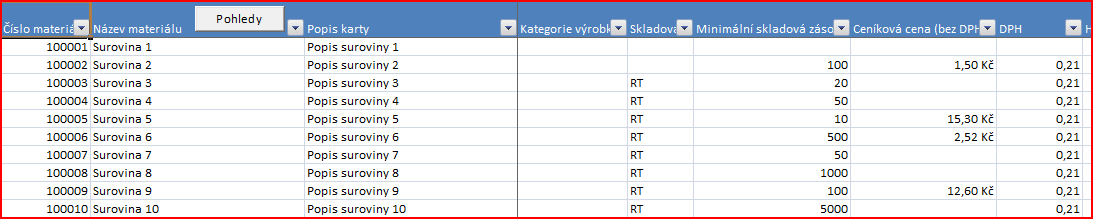 1 Úvod Představuji vám model jednoduchého skladu, který jsem vytvořil v Microsoft Excelu. Ne, že by nešlo vytvořit i složitý model, ale ten už by byl závislý na podmínkách toho kterého podniku.