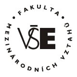 VYSOKÁ ŠKOLA EKONOMICKÁ V PRAZE FAKULTA MEZINÁRODNÍCH VZTAHŮ Obor: Mezinárodní obchod Ekonomické