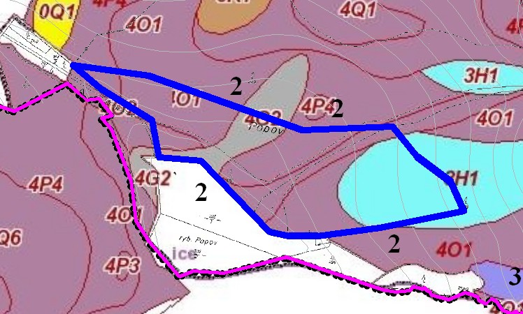 Číslo Název Charakter Mapa STG Rozloha Charakteristika 2 (generelové číslo 1202) U Popova Regionální biokoridor 5 3BC3-4, 4AB-B3 9,49 ha Regionální biokoridor v lesním porostu na jižním okraji