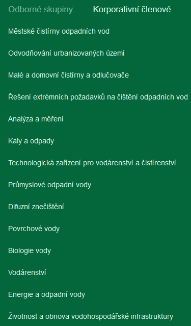Asociace čistírenských Asociace expertů pro vodu ČR,
