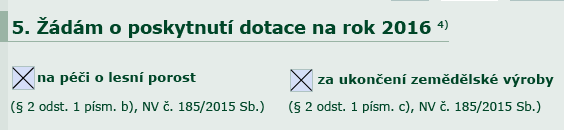 Řádný zápis. Podpis žádosti odborným lesním hospodářem Odborný lesní hospodář (OLH) vyplní číslo své licence, své jméno, příjmení, místo vyhotovení, den a podepíše.