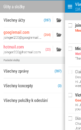 148 E-mail E-mail Pošta Kontrola pošty Aplikace Pošta slouží ke čtení, odesílání a organizování e-mailových zpráv z jednoho nebo více e- mailových účtů, které jste si v telefonu HTC One nastavili. 1.