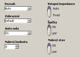 40 stejnosměrnou složku. Nastavované parametry: Frekvence, Amplituda, Jednotka, Offset. Square pravoúhlý signál o zadané frekvenci a amplitudě. Obdoba sinusového signálu.