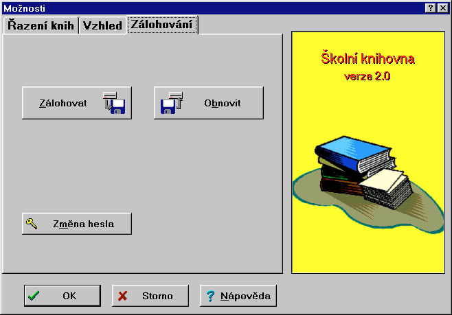 Barva písma Umožní zmìnit barvu písma vybrané èásti programu. Ukázka vzhledu Zobrazuje ukázku vzhledu vybrané èásti programu.