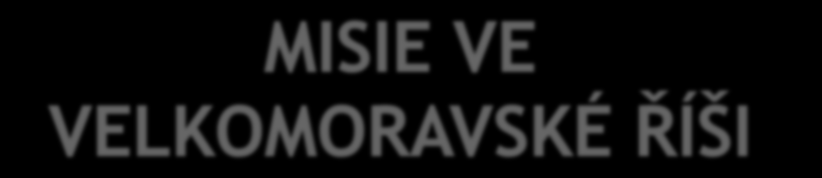 soluňští bratři přišli na Moravu na jaře 863 kázali a vyučovali ve staroslověnštině 867 odešli se skupinou budoucích kněží do Říma, aby je papež vysvětil 869 v Římě zemřel na tuberkulózu Konstantin