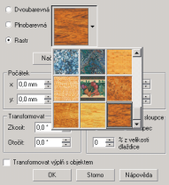 12.6. Přechodová výplň Přechodové výplně slouží k vytváření iluze 3D