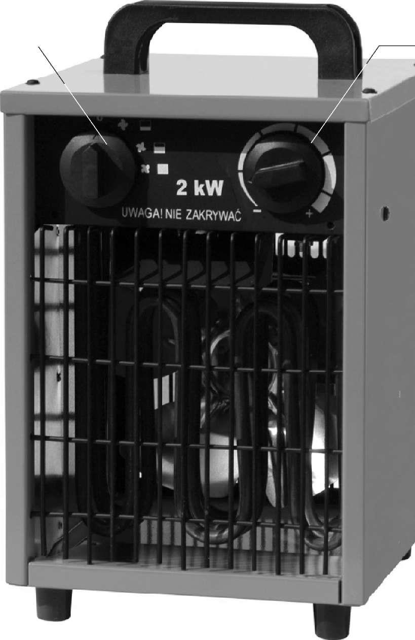 Elektrický ohřívač Model: DED9920 NÁVOD K POUŽITÍ se Záručním listem Volič nastavení pracovního režimu Volič nastavení teploty Během práce se