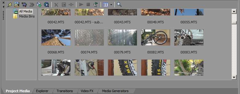Střední škola informatiky, elektrotechniky a řemesel Roţnov pod Radhoštěm 18 Obrázek 11: Záložka Project Media Export Je vlastně průzkumník jako ve Windows, kde můžeme najít