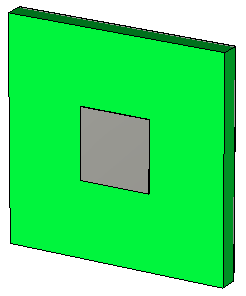 Obr. 3.1 Rozměry antény a aperturového napájení převzato z [5] Získané parametry jsou uvedeny v tab. 3.1. parametry W L antény p [mm] p L ap W W [mm] [mm] ap [mm] L s [mm] 1 [mm] výpočet 3,780 3,780 1,116 0,124 1,663 0,377 optimalizace 2,800 2,800 2,100 0,250 0,862 0,377 Tab.