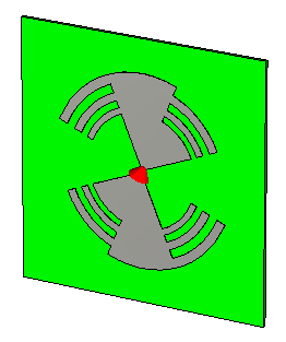 r n, (6.5) R n kde r n jsou definovány jako vnitřní poloměry zubů. Úhly (obr. 6.1)., jsou úhly struktury Obr. 6.1 Struktura logaritmicko - periodické antény 6.