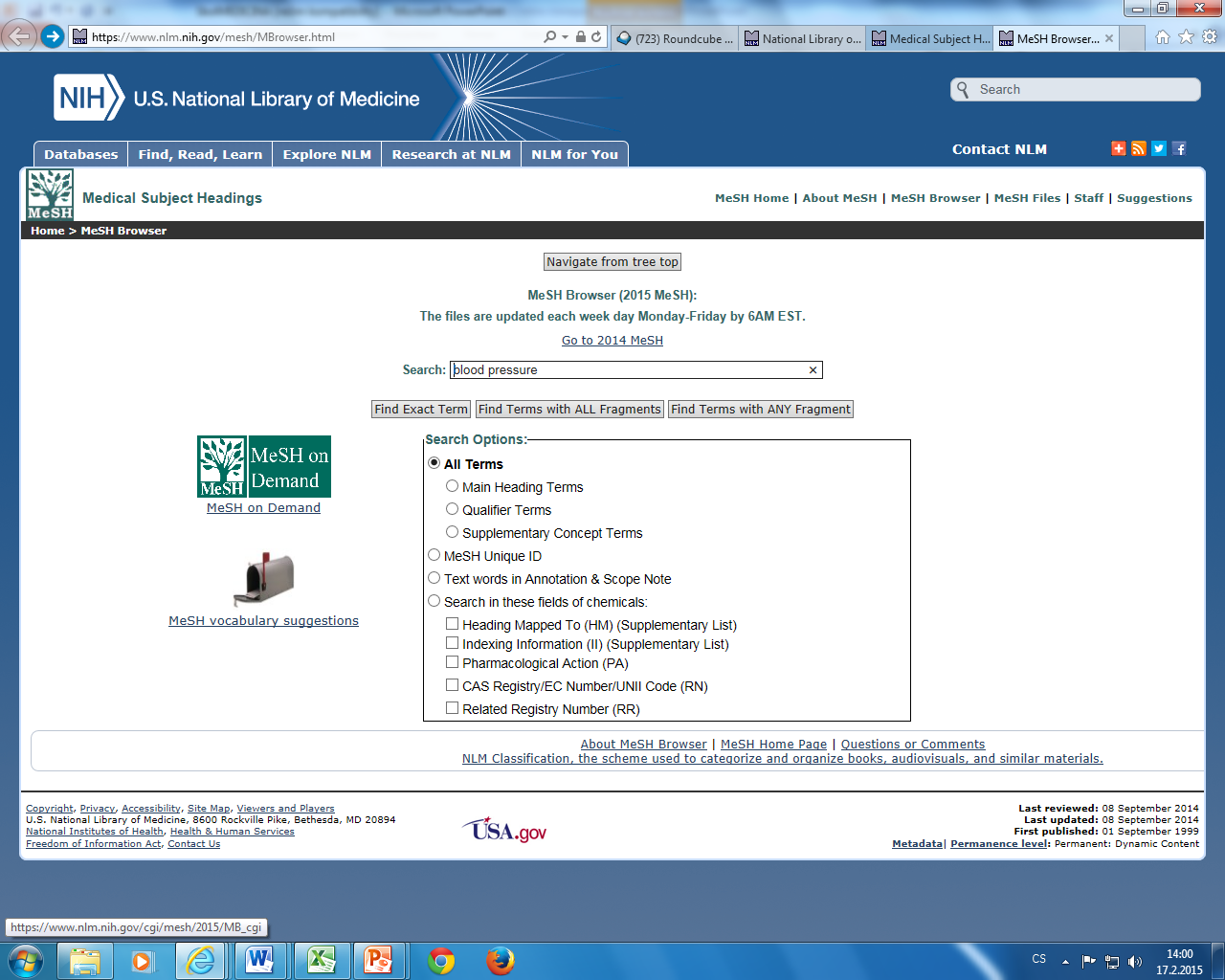 MeSH Browser https://www.