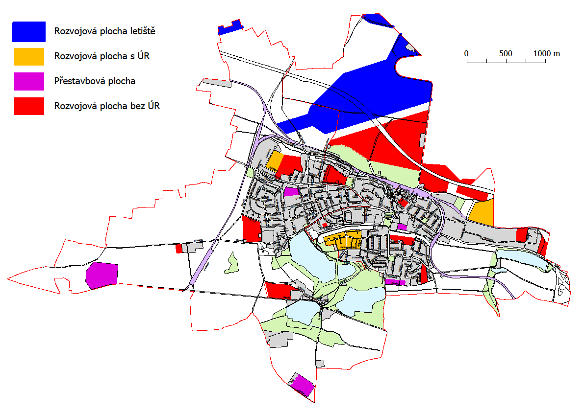 2.3 Rozvojová území a limity rozvoje města Město Hostivice má platný územní plán schválený v roce 2005, který nahradil předchozí územní plán z roku 1994. V roce 2011 byl změněn změnou č. 2 (změny č.