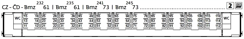 7. ČD - Vůz Bmz 24