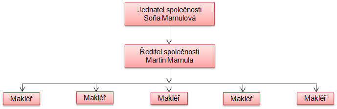 společnostech. Jednatelkou je paní Soňa Mamulová, avšak na chod kanceláře a vedení společnosti dohlíží ředitel společnosti Martin Mamula. Společnost dále spolupracuje s odborníky v právním odvětví.