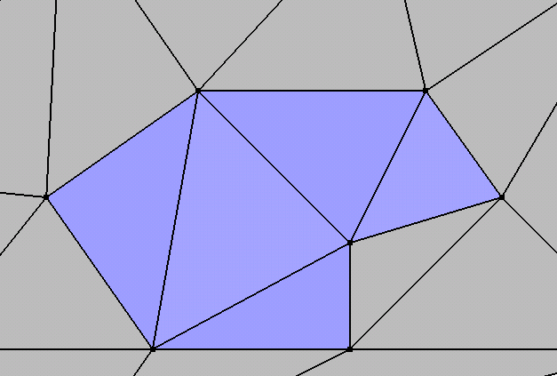 3.3. POSTPROCESING 17 (a) (b) (c) (d) (e) (f) Obrázek 3.7: Ukázka dokon ení triangulace ásti mapy. 3.3.3 Postprocesing jako celek Postprocesing se provádí ve ty ech fázích.