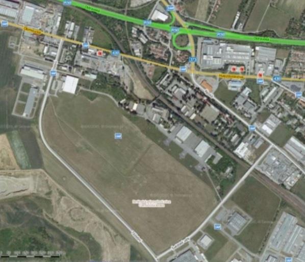 Skladově-distribuční hala bude vystavěna v areálu průmyslové zóny Černovická terasa v části CTPark Brno III v areálu bývalého vojenského letiště, resp. bývalého letiště záchranné služby.