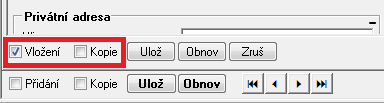 5.2 Detail Větší část ovládacích prvků této komponenty je v obou verzích IS KARAT shodná, změnilo se případně pouze jejich rozmístění.