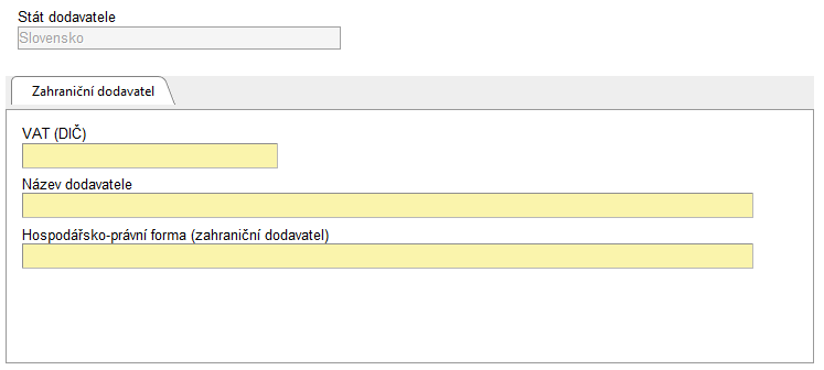 V případě více výherních dodavatelů, je potřeba postupně každého dodavatele založit pomocí tlačítka Nový záznam a samozřejmě průběžně ukládat (tlačítko Uložit).