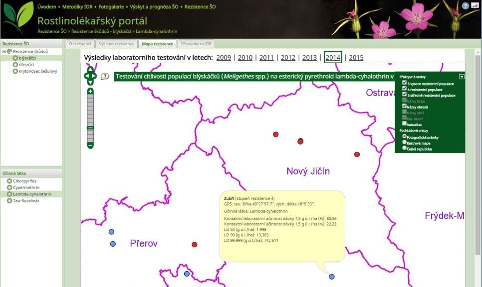 škodlivému organismu.