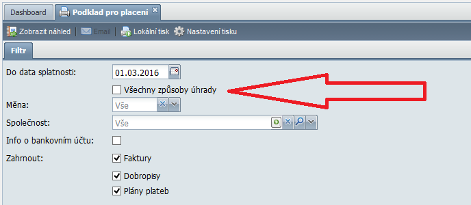 Zálohové faktury Způsob práce se zálohovou fakturou se změnil. Nově mají reálné zálohové faktury (tzn. ne nerozpoznané platby) oddělené finanční a účetní saldo.