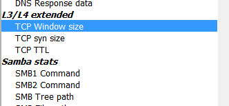 monitorování rozšířených L3/L4 informací Kolektor