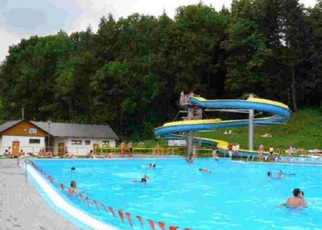 Koupaliště Bystřice pod Hostýnem městský park Zahájené Osíčko koupaliště s