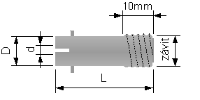 Příslušenství snímačů teploty Příslušenství snímačů teploty ajonetové nástavce, šroubení, ochranné trubky, jímky ajonetové nástavce ód mm (d=6,5 mm) 5 mm (d=8,5 mm) 5 příklad: 5 mm 5 Závit M M,5 M4,5