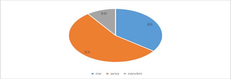 Otázka č. 13: Má Vaše dítě nějaké nepovinná očkování? Graf 13 Nepovinné očkování Na tuto otázku odpovědělo 55 rodičů, že ano, 35 rodičů ne, zbylých 10 uvedlo, že neví o dobrovolných očkování.