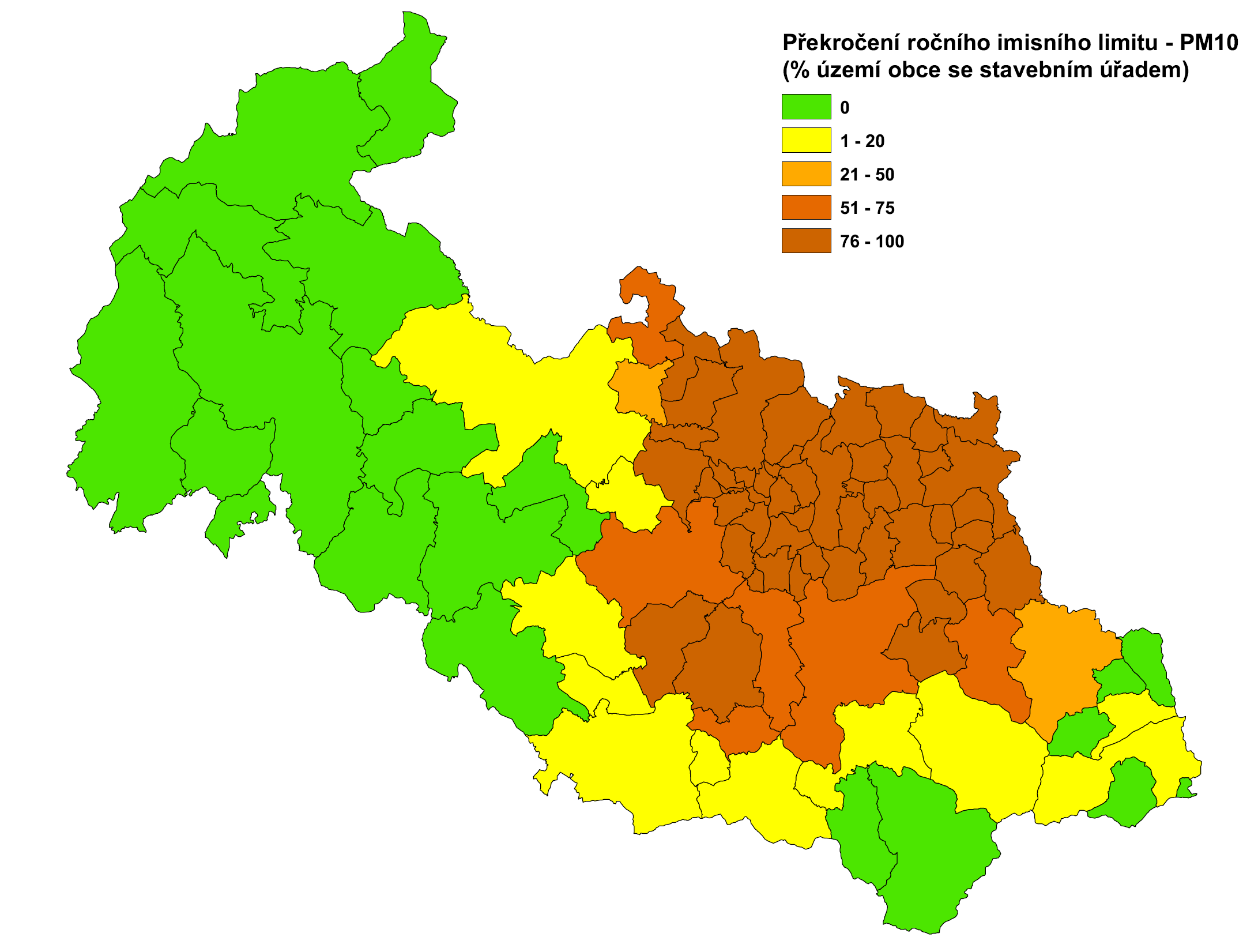 Situační zpráva k Programu snížení emisí a imisí znečišťujících látek do ovzduší Moravskoslezského