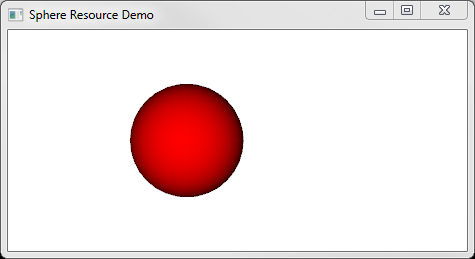 WPF a 3D Světla Obrázek 6.8: Koule pod směrovým světlem Listing 6.4: Nastavení směrového světla < DirectionalLight Color =" White " Direction ="0,0,-1" /> 6.6.3 Bodové světlo Bodová světla patří do lokálního osvětlovacího modelu, tedy lze pomocí něj simulovat např.