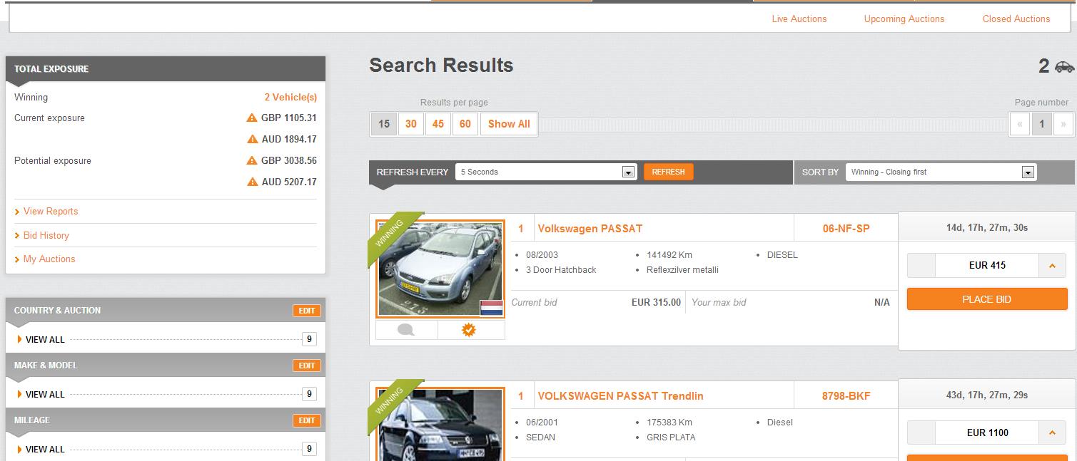 1. Klikněte na Hlavní panel / Dashboard v Navigační liště. Zobrazí se CRI-NG Hlavní panel / Dashboard. Klikněte Vítězné nabídky 2.