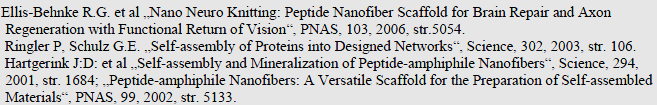 UHLÍKOVÉ NANOMATERIÁLY V NEUROCHIRURGII Peptidy a proteiny jako konstrukční materiály V roce 1993 náhodou objevil S.Zhang při samosestavování iontových vazeb novou třídu založených na oligopeptidech.