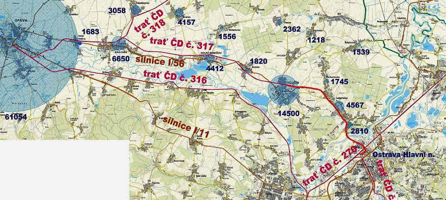 KOLEJOVÉ SPOJENÍ OSTRAVA - HLUČÍN Cíl: PřenP