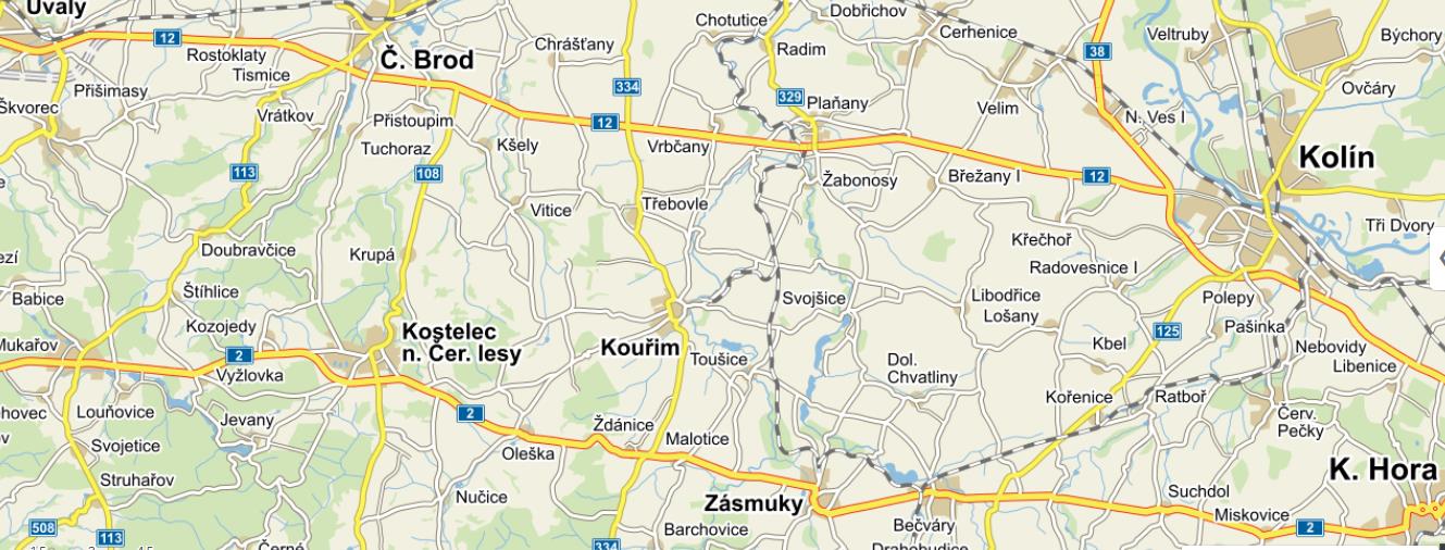 1. Úvod popisná část Obec Krupá leží přibližně 4 km severně od města Kostelec nad Černými lesy na silnici II/108, spojující města Kostelec nad Černými lesy a Český Brod.