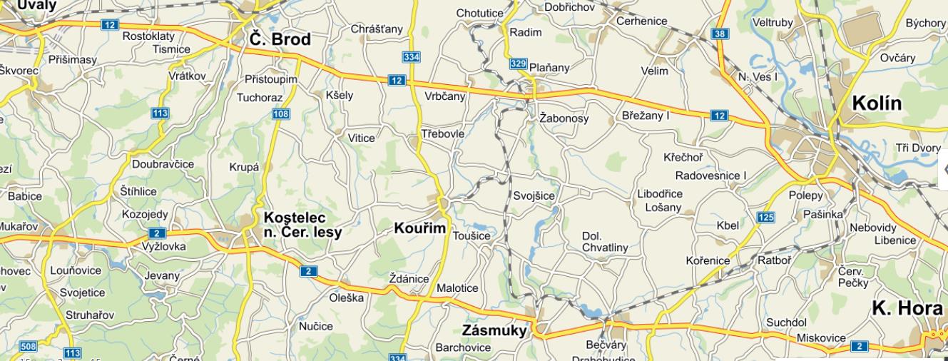 1. Úvod popisná část Obec Krupá leží přibližně 4 km severně od města Kostelec nad Černými lesy na silnici II/108, spojující města Kostelec nad Černými lesy a Český Brod.