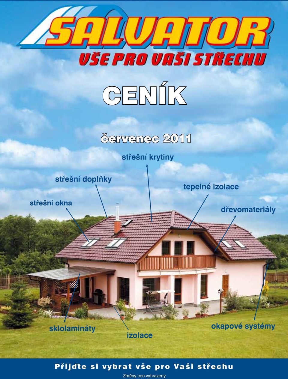 dřevomateriály sklolamináty izolace okapové
