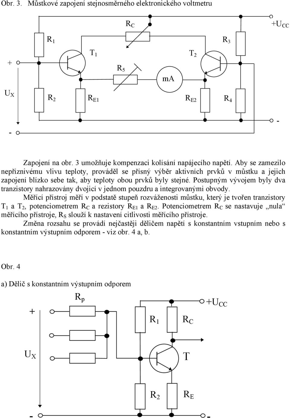 ELEKTRONICKÉ ANALOGOVÉ VOLTMETRY - PDF Stažení zdarma