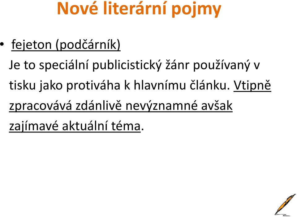 jako protiváha k hlavnímu článku.