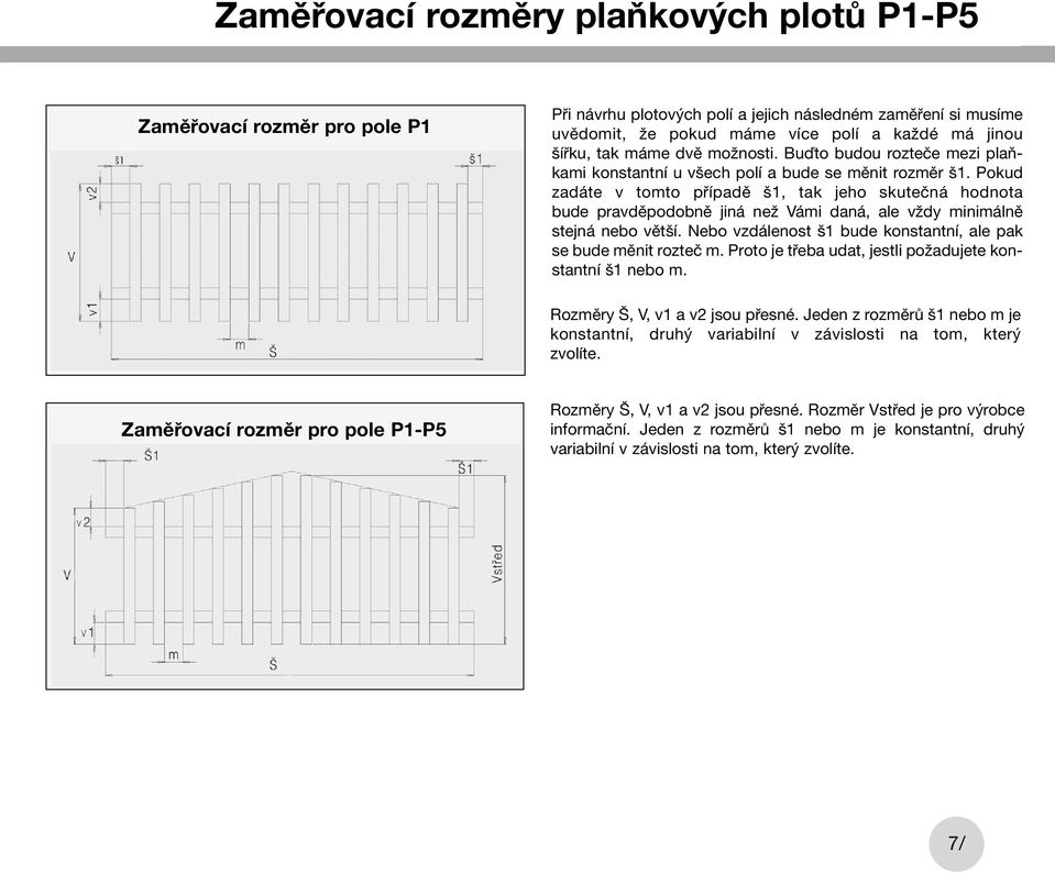 Pokud zadáte v tomto případě š1, tak jeho skutečná hodnota bude pravděpodobně jiná než Vámi daná, ale vždy minimálně stejná nebo větší.