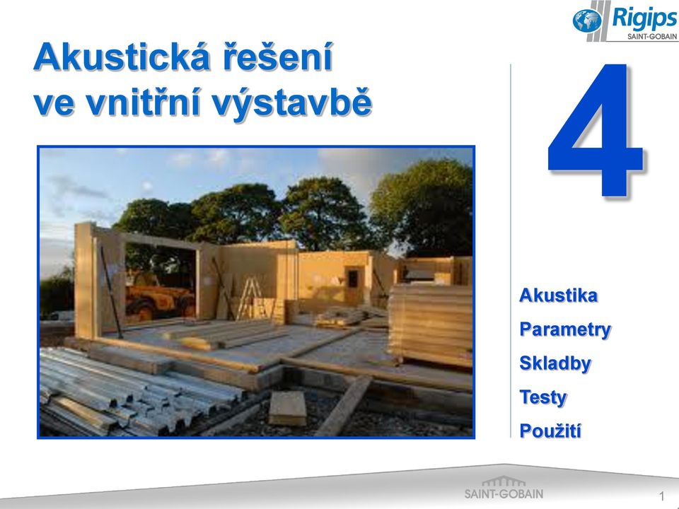 Akustika Parametry