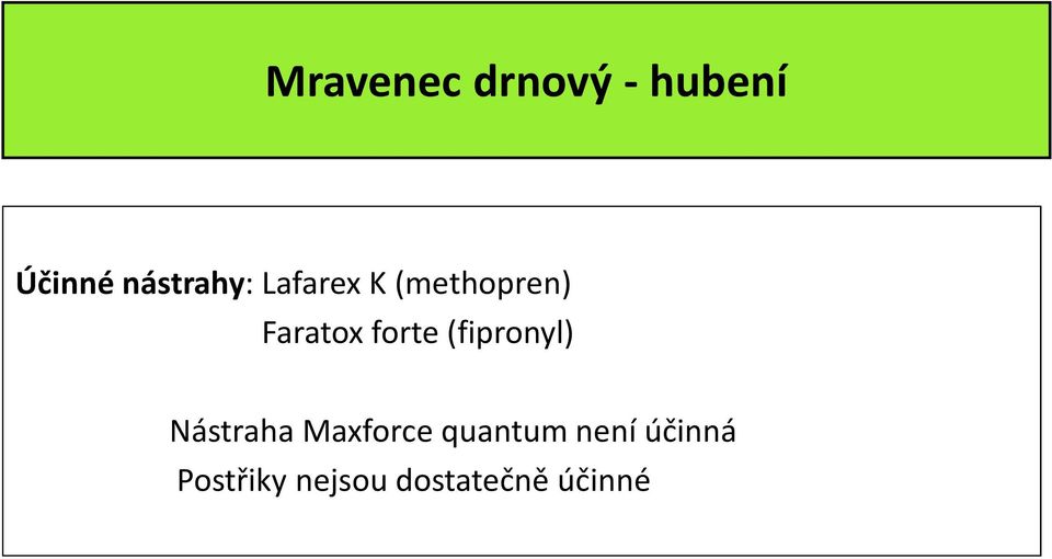 forte (fipronyl) Nástraha Maxforce