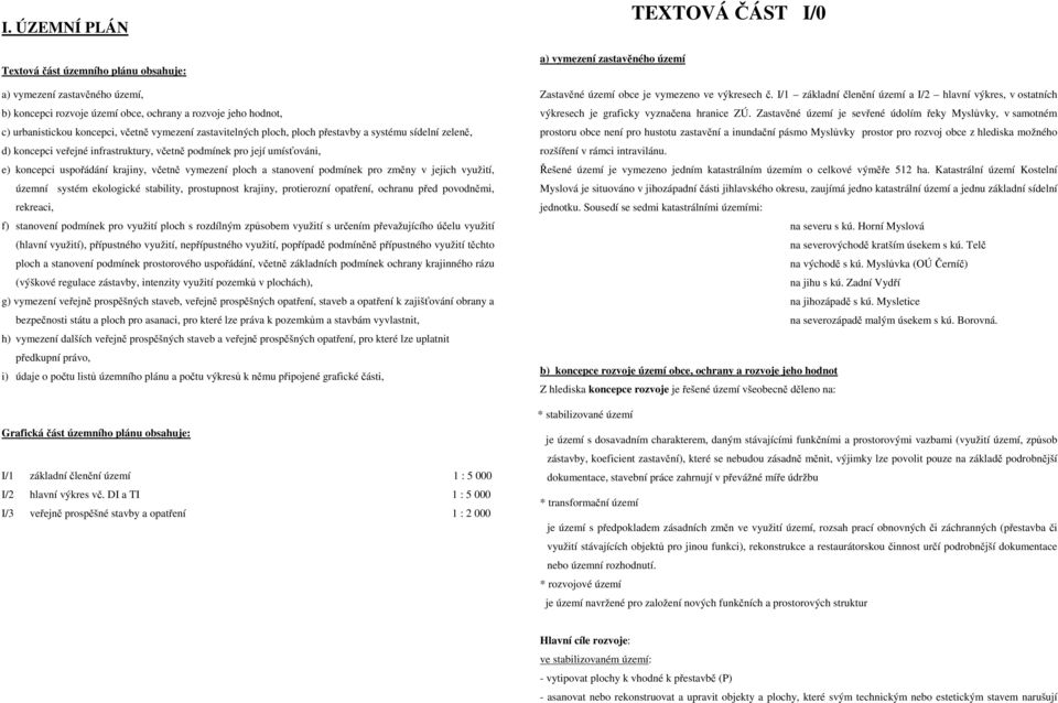 stanovení podmínek pro změny v jejich využití, územní systém ekologické stability, prostupnost krajiny, protierozní opatření, ochranu před povodněmi, rekreaci, f) stanovení podmínek pro využití ploch