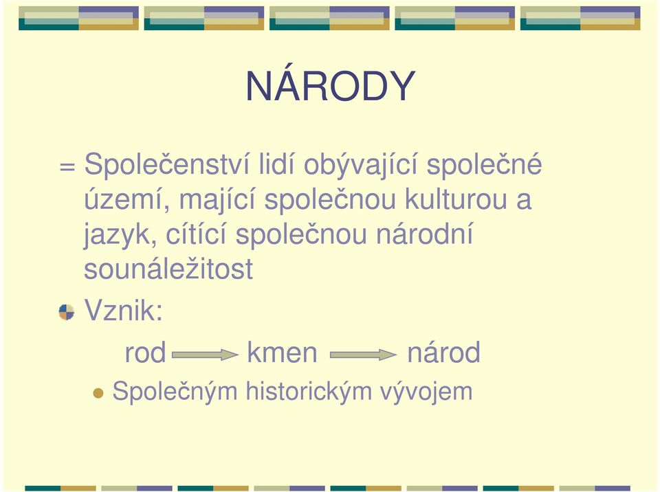 jazyk, cítící společnou národní