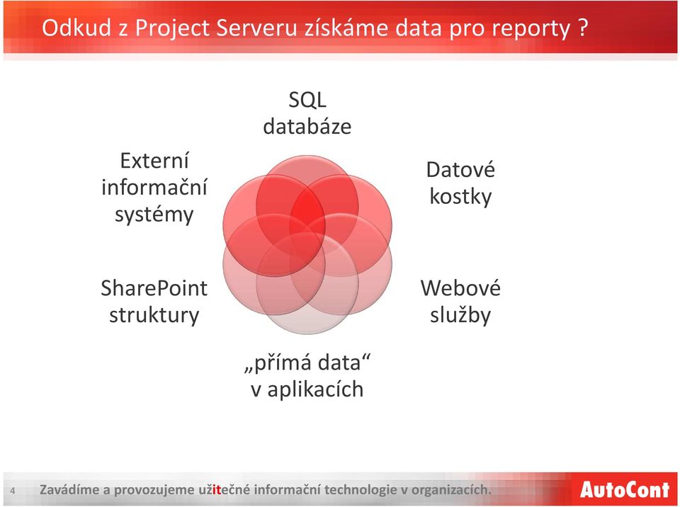 Externí informační systémy SQL databáze