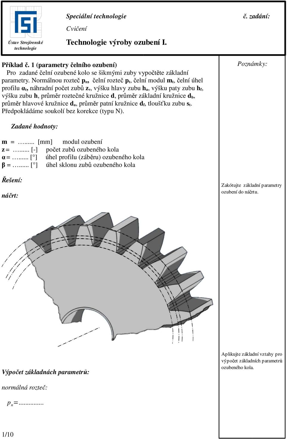 Technologie výroby ozubení I. - PDF Stažení zdarma