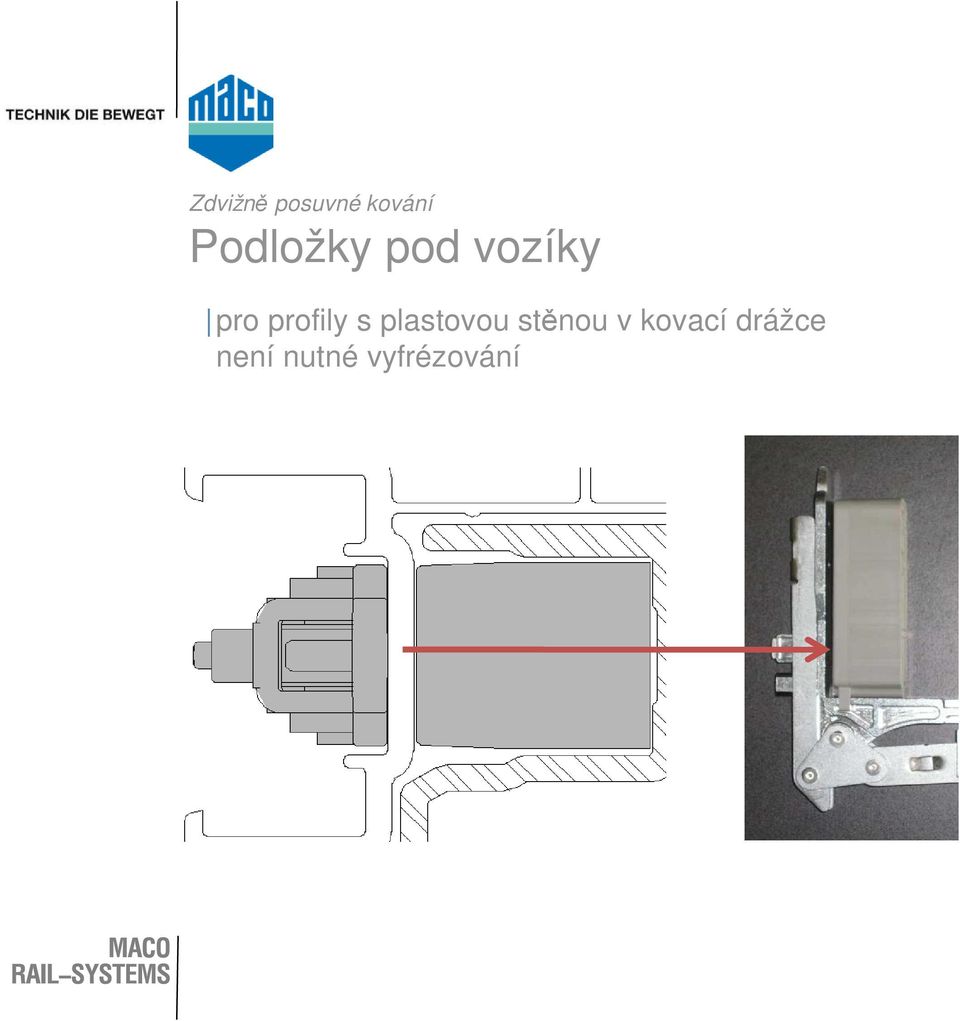 profily s plastovou stěnou