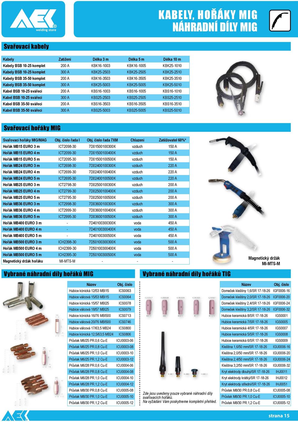 KBS16-1003 KBS16-1005 KBS16-1010 Kabel BSB 10-25 svářecí 300 A KBS25-2503 KBS25-2505 KBS25-2510 Kabel BSB 35-50 svářecí 200 A KBS16-3503 KBS16-3505 KBS16-3510 Kabel BSB 35-50 svářecí 300 A KBS25-5003