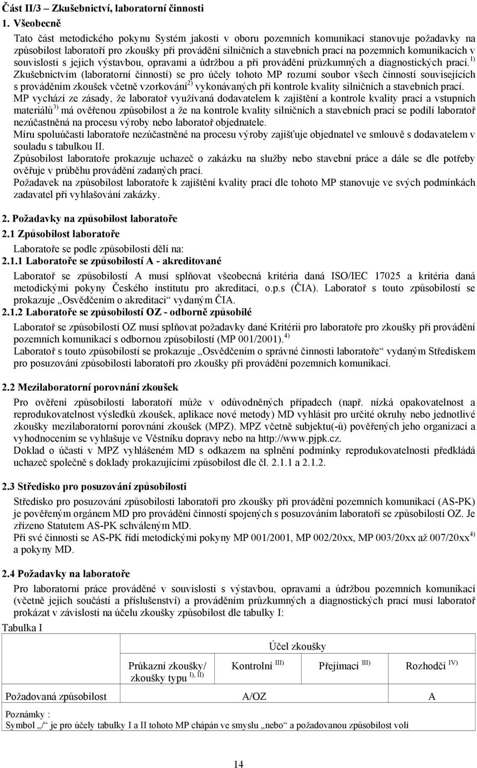 komunikacích v souvislosti s jejich výstavbou, opravami a údržbou a při provádění průzkumných a diagnostických prací.