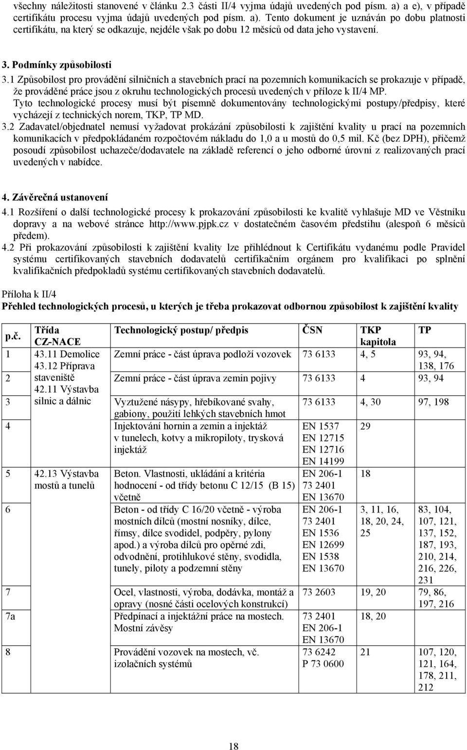 Tento dokument je uznáván po dobu platnosti certifikátu, na který se odkazuje, nejdéle však po dobu 12 měsíců od data jeho vystavení. 3. Podmínky způsobilosti 3.